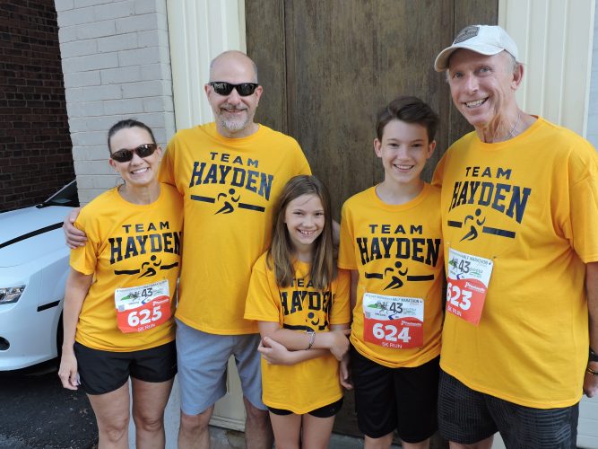 Seven Years Later, Hayden Still Running